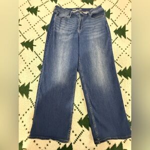 Old Navy High-Rise Wow Wide Leg Blue Jeans